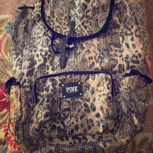PINK Victoria's Secret Bags - PINK cheetah print backpack PINK Victoria's Secret Bags - PINK cheetah print backpack